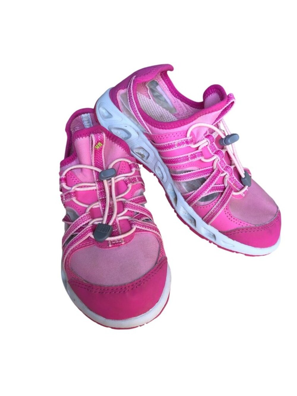 Columbia Okolona Youth Girls 3 Outdoor Water Shoes Hiking Pink Techlite Sole Lig